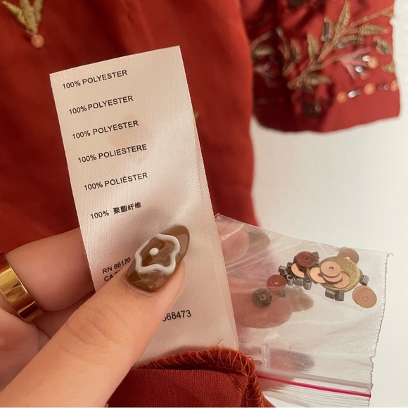 NWOT free people breakdown mini wrap dress sz 2 - Picture 4 of 8